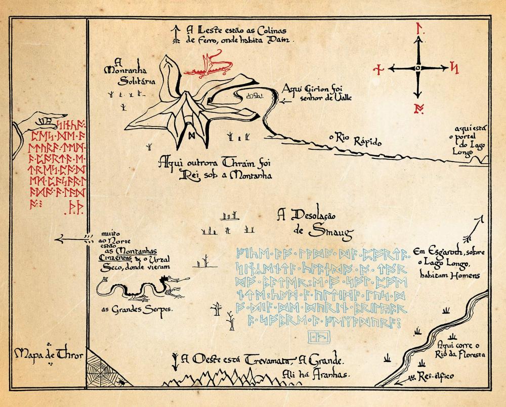 LIVRO - O HOBBIT (CAPA SMAUG) + PÔSTER GANDALF - J.R.R. TOLKIEN